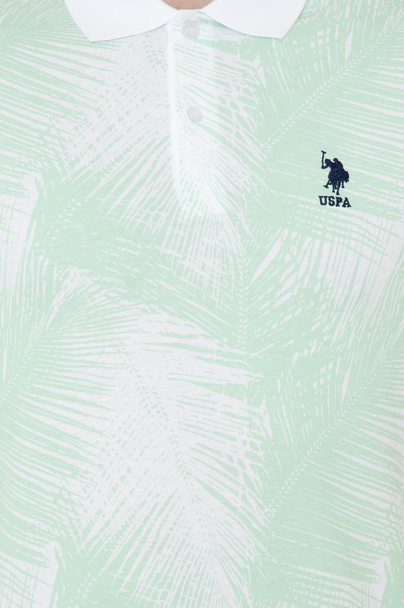 Erkek Mint Polo Yaka Tişört