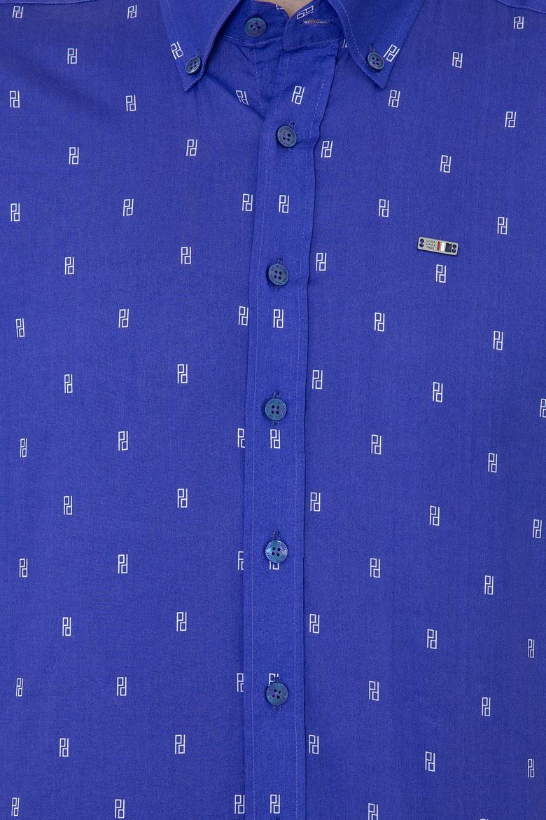 Erkek Mavi Uzun Kollu Gömlek - 50247280007