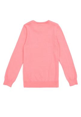 Kız Çocuk Açık Pembe Bisiklet Yaka Kazak - 50237167002