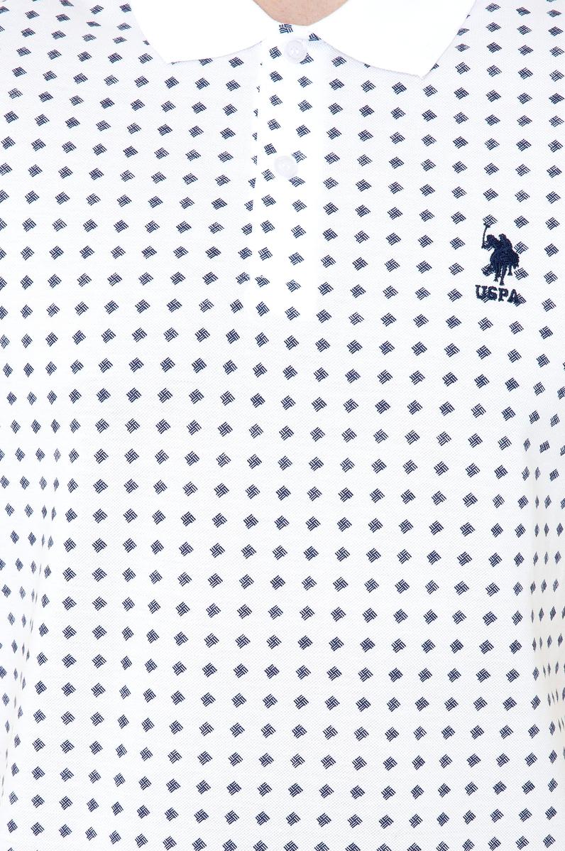 Erkek Beyaz Polo Yaka Tişört