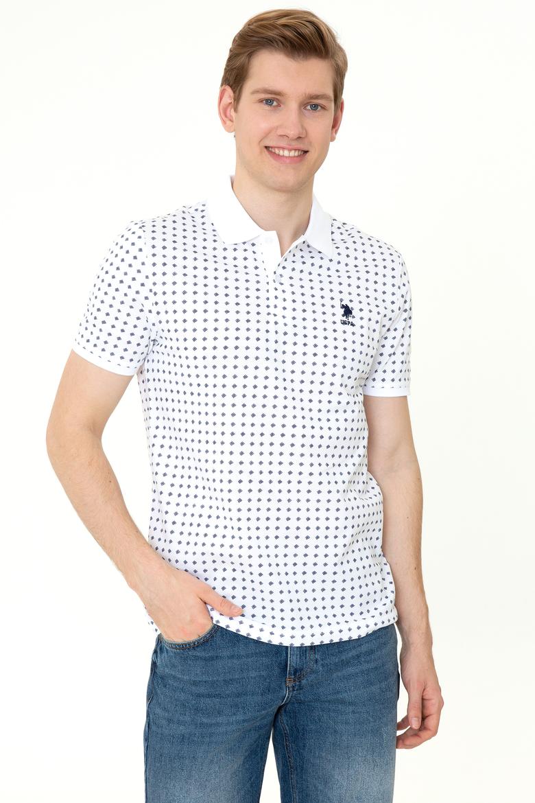 Erkek Beyaz Polo Yaka Tişört - 50246105010