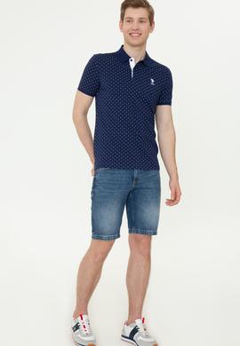 Erkek Lacivert Polo Yaka Tişört - 50247801013