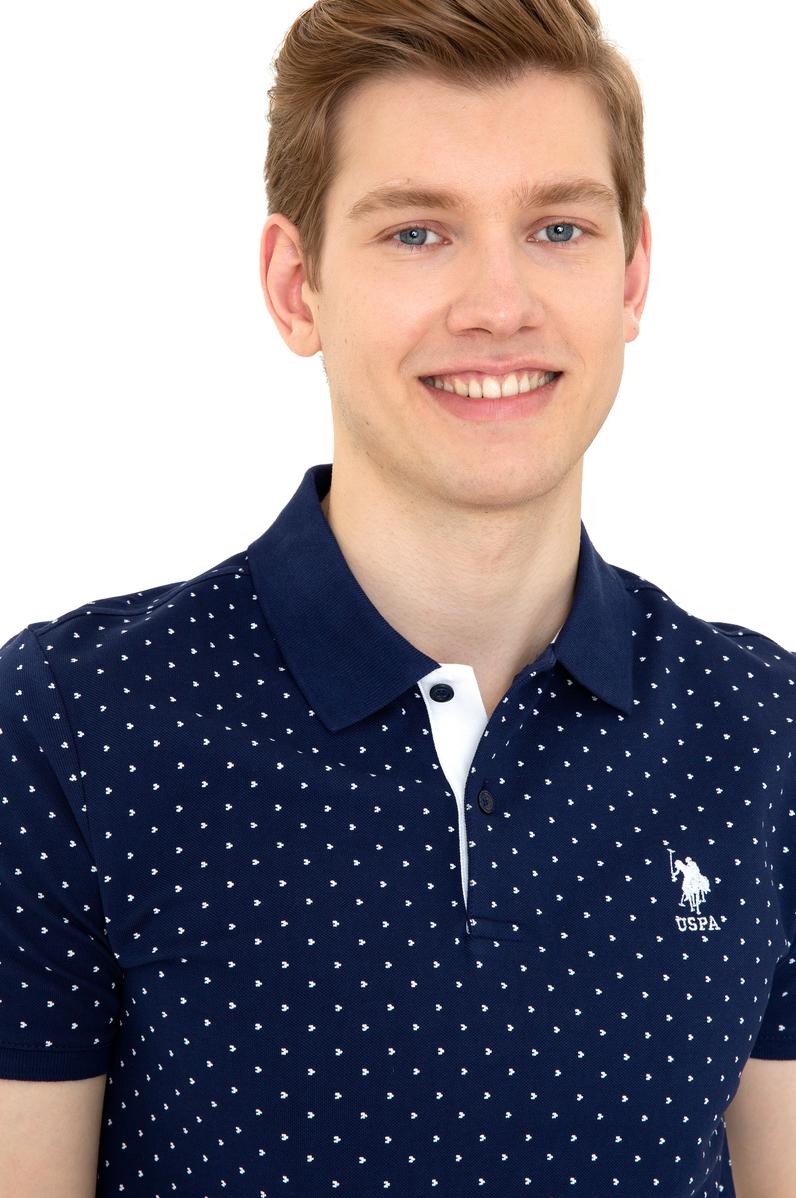 Erkek Lacivert Polo Yaka Tişört