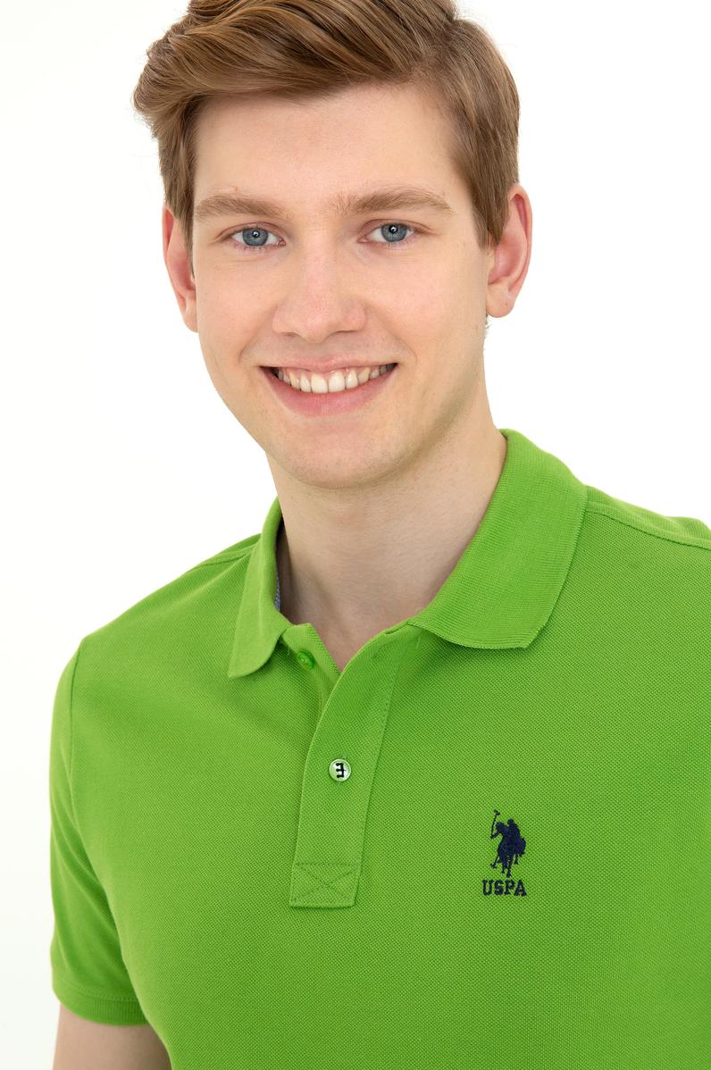 Erkek Yeşil Basic Tişört