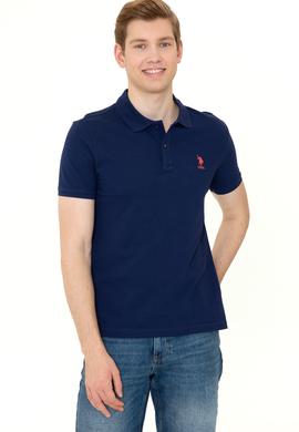 Erkek Lacivert Basic Polo Yaka Tişört - 50249153110