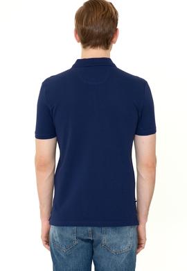 Erkek Lacivert Basic Polo Yaka Tişört - 50249153110