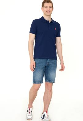 Erkek Lacivert Basic Polo Yaka Tişört - 50249153110