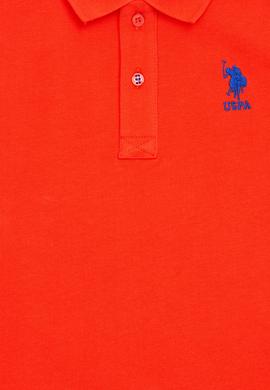 Erkek Çocuk Kırmızı Basic Polo Yaka Tişört - 50249283220