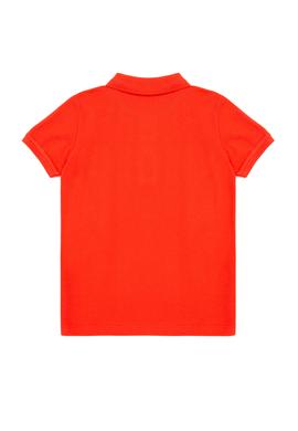 Erkek Çocuk Kırmızı Basic Polo Yaka Tişört - 50249283220