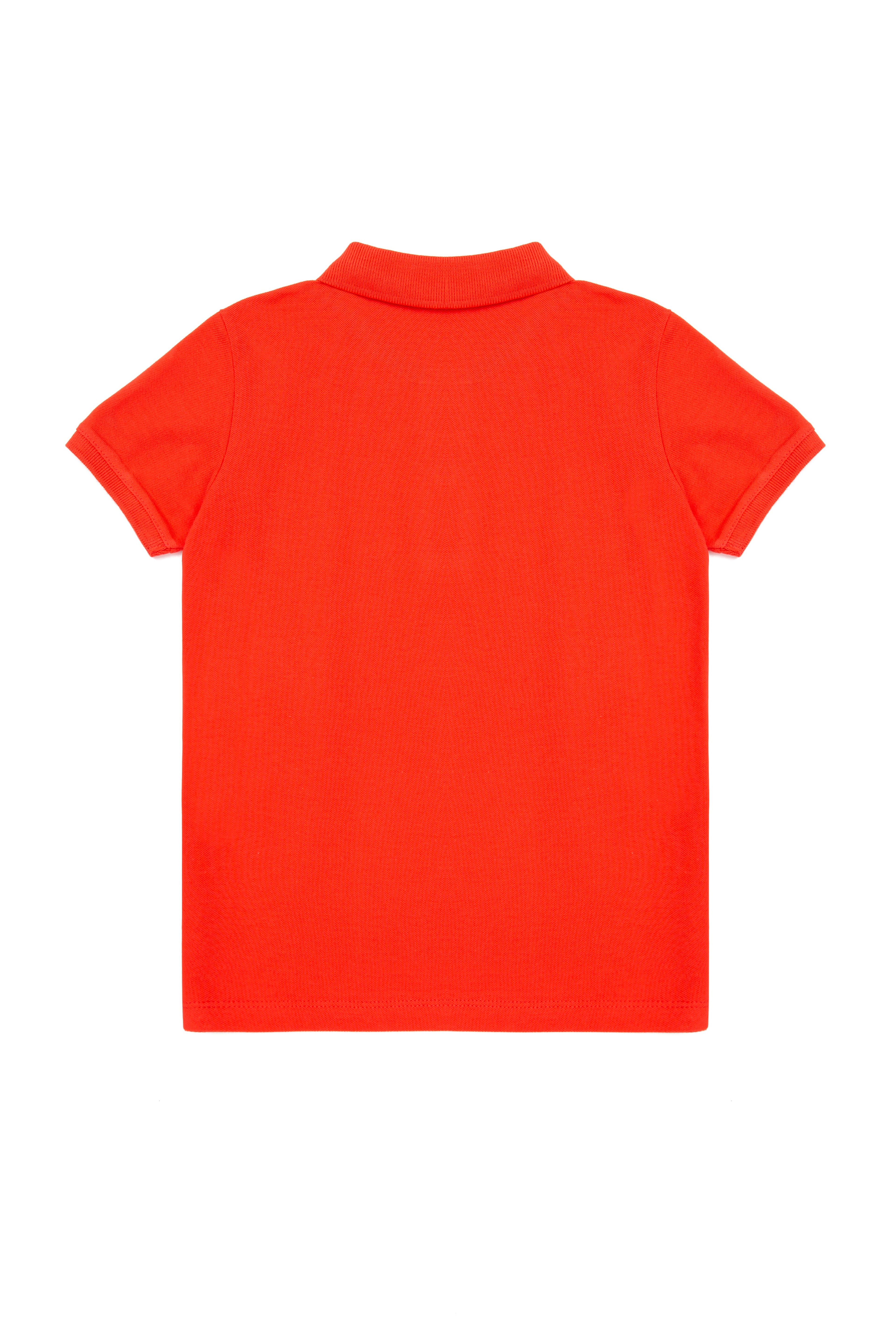 Erkek Çocuk Kırmızı Basic Polo Yaka Tişört - Image 2