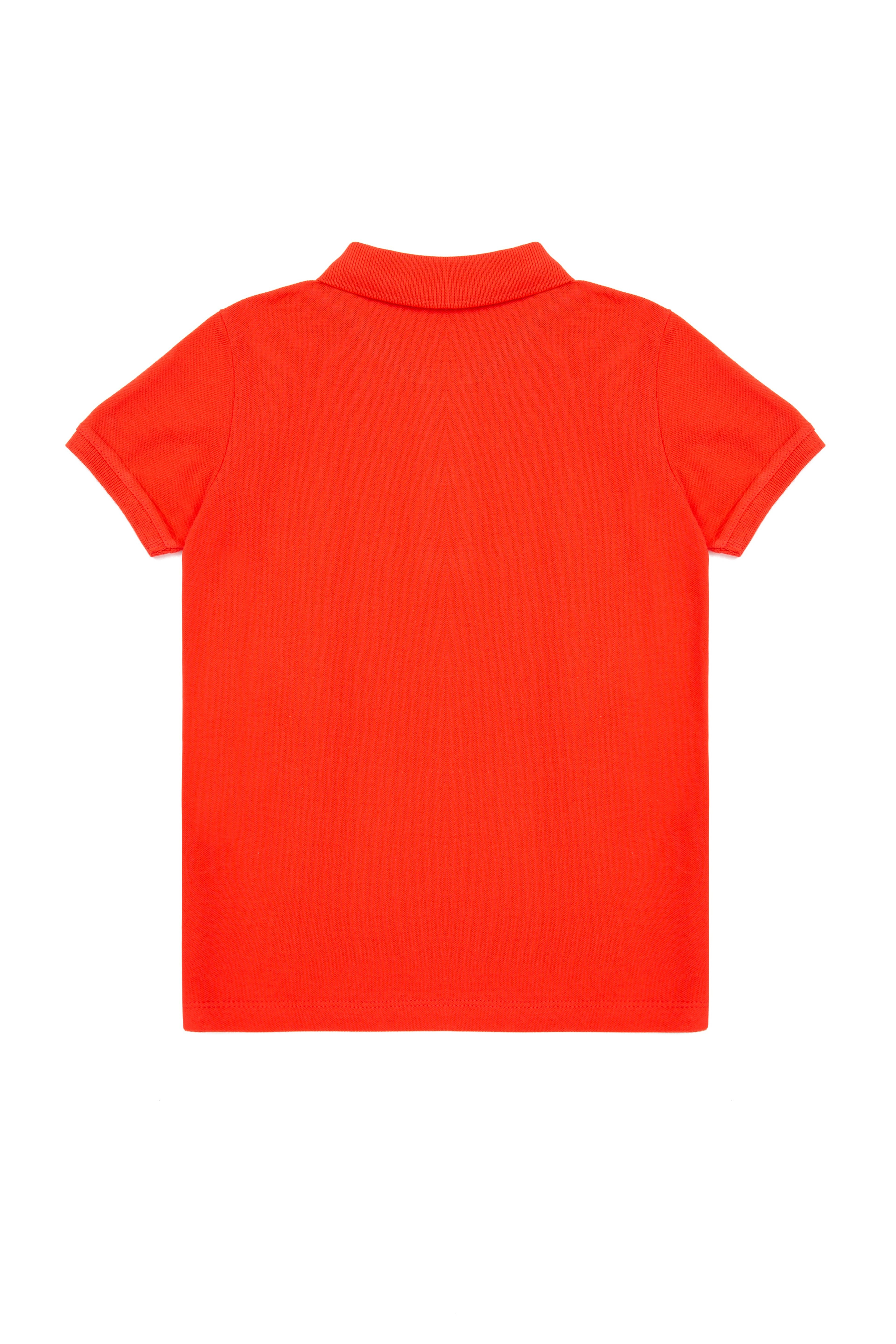 Erkek Çocuk Kırmızı Basic Polo Yaka Tişört