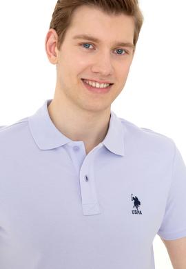 Erkek Lila Basic Tişört - 50249153120