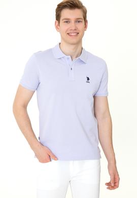 Erkek Lila Basic Tişört - 50249153120