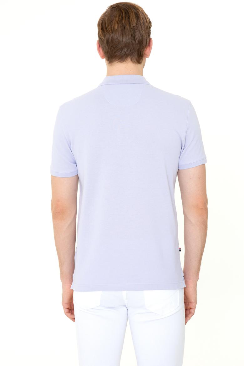 Erkek Lila Basic Tişört - 50249153120