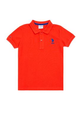 Erkek Çocuk Kırmızı Basic Polo Yaka Tişört - 50249283220
