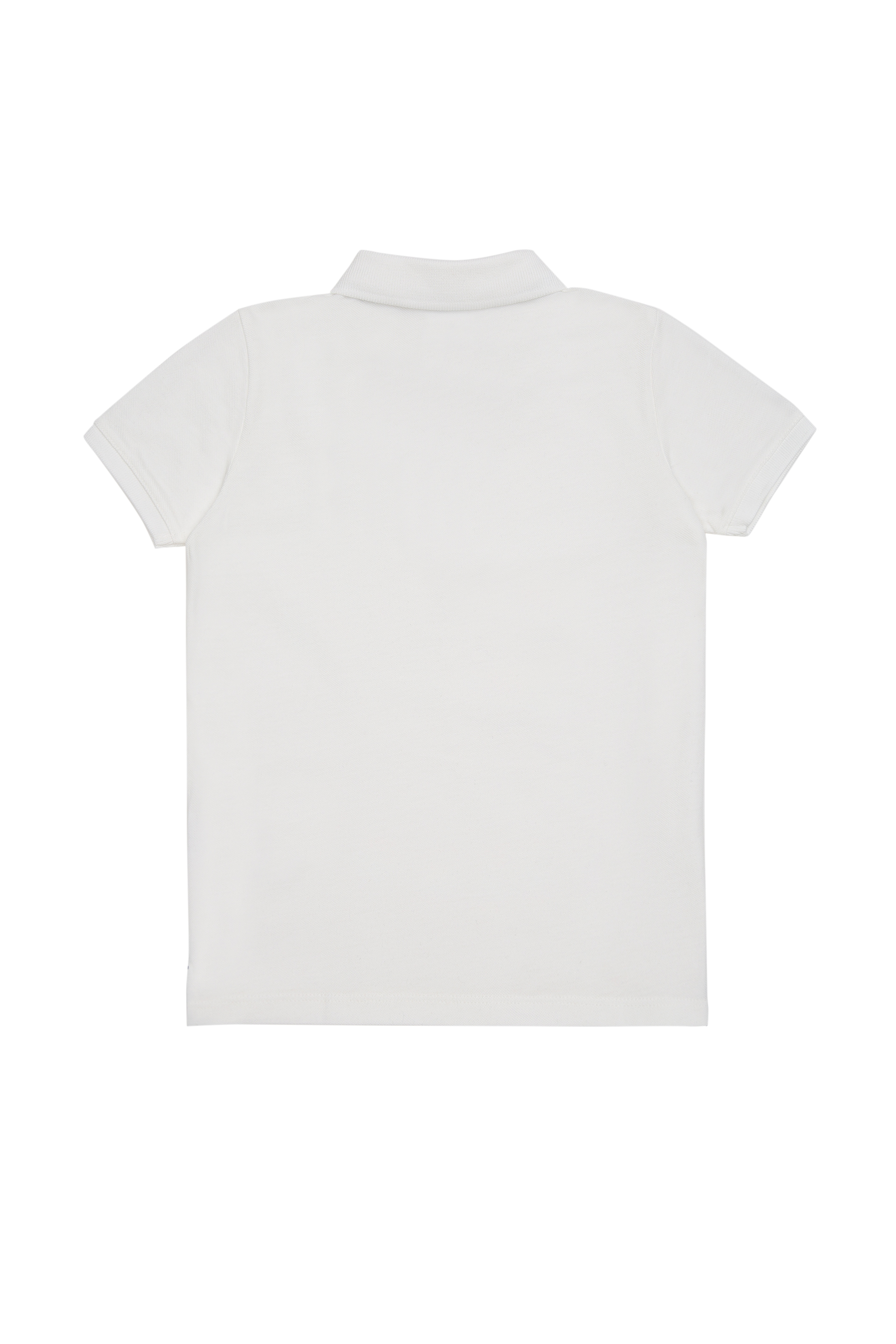 Erkek Bebek Beyaz Basic Polo Yaka Tişört - Image 2
