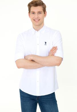 Erkek Beyaz Uzun Kollu Basic Gömlek - 50249488021