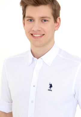 Erkek Beyaz Uzun Kollu Basic Gömlek - 50249488021