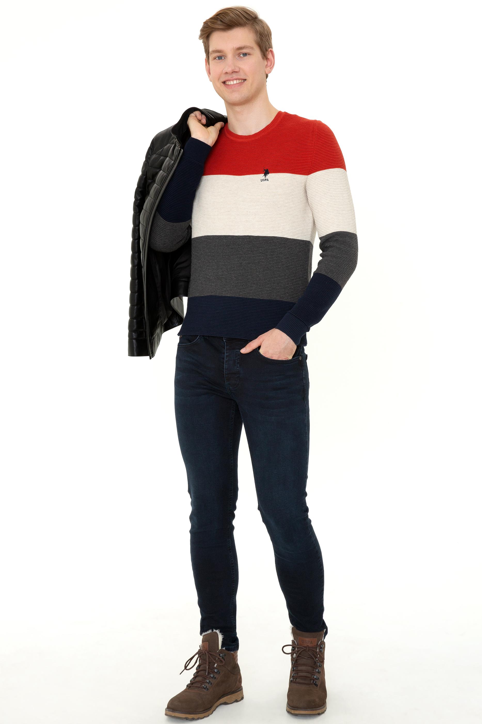 Erkek Lacivert Kazak