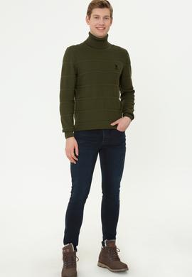 Erkek Haki Kazak - 50237422026