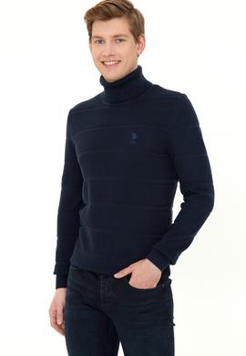 Erkek Lacivert Kazak - 50237422039