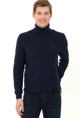 Erkek Lacivert Kazak - 50237422039