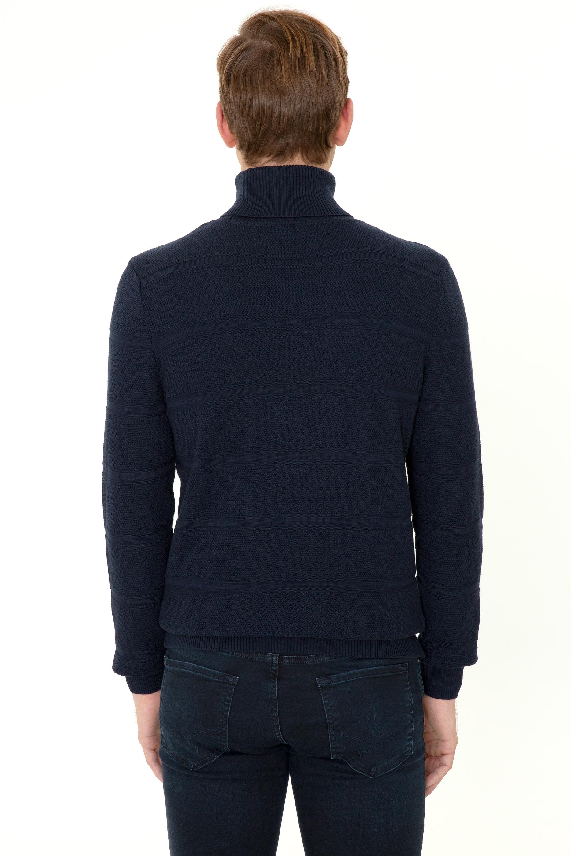 Erkek Lacivert Kazak