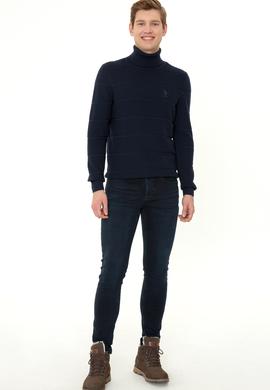 Erkek Lacivert Kazak - 50237422039