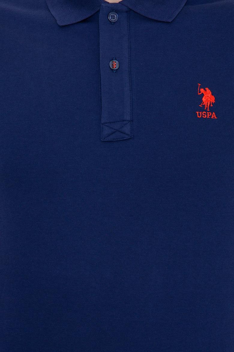 Erkek Lacivert Polo Yaka Basic T-Shirt - 50250001046