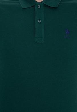 Erkek Koyu Yeşil Basic Tişört - 50250001090