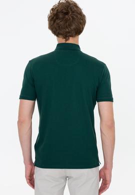 Erkek Koyu Yeşil Basic Tişört - 50250001090