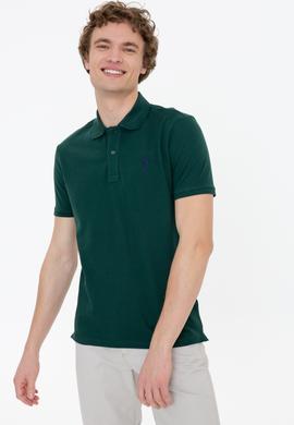 Erkek Koyu Yeşil Basic Tişört - 50250001090