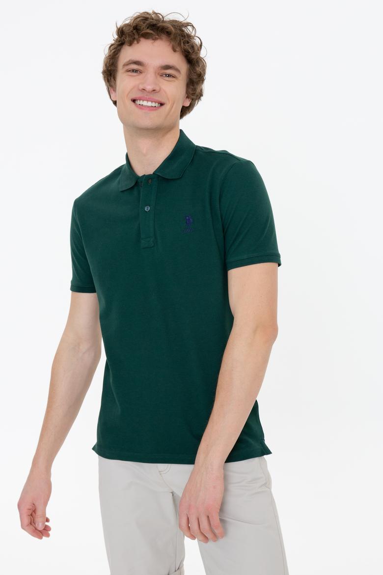 Erkek Koyu Yeşil Basic Tişört