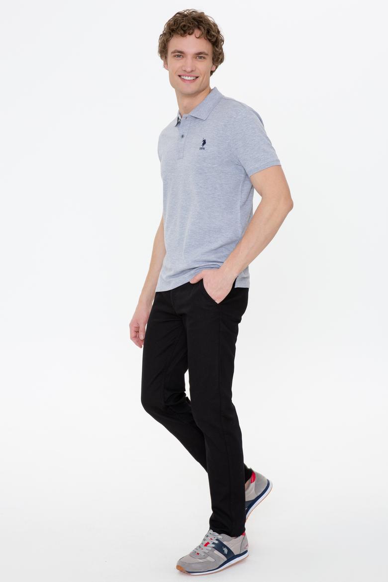 Erkek Gri Melanj Basic Tişört - 50250001108