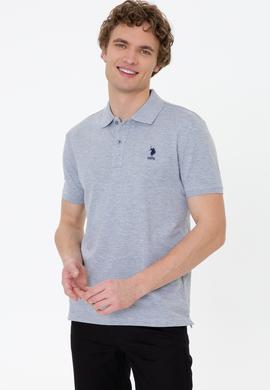 Erkek Gri Melanj Basic Tişört - 50250001108