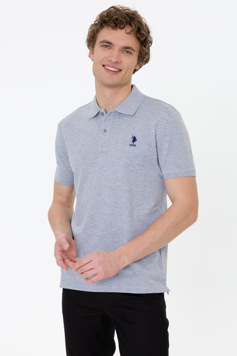 Erkek Gri Melanj Basic Tişört - 50250001108