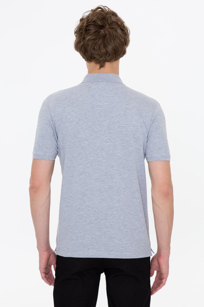 Erkek Gri Melanj Basic Tişört - 50250001108