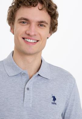 Erkek Gri Melanj Basic Tişört - 50250001108