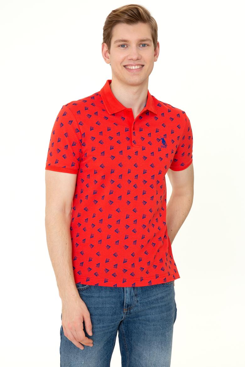 Erkek Kırmızı Polo Yaka Tişört