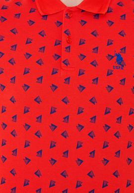 Erkek Kırmızı Polo Yaka Tişört - 50249181028