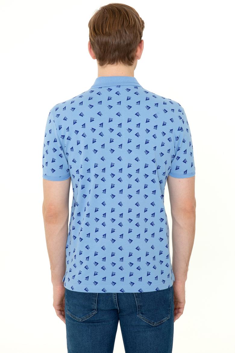 Erkek Koyu Mavi Polo Yaka Tişört - 50249181020