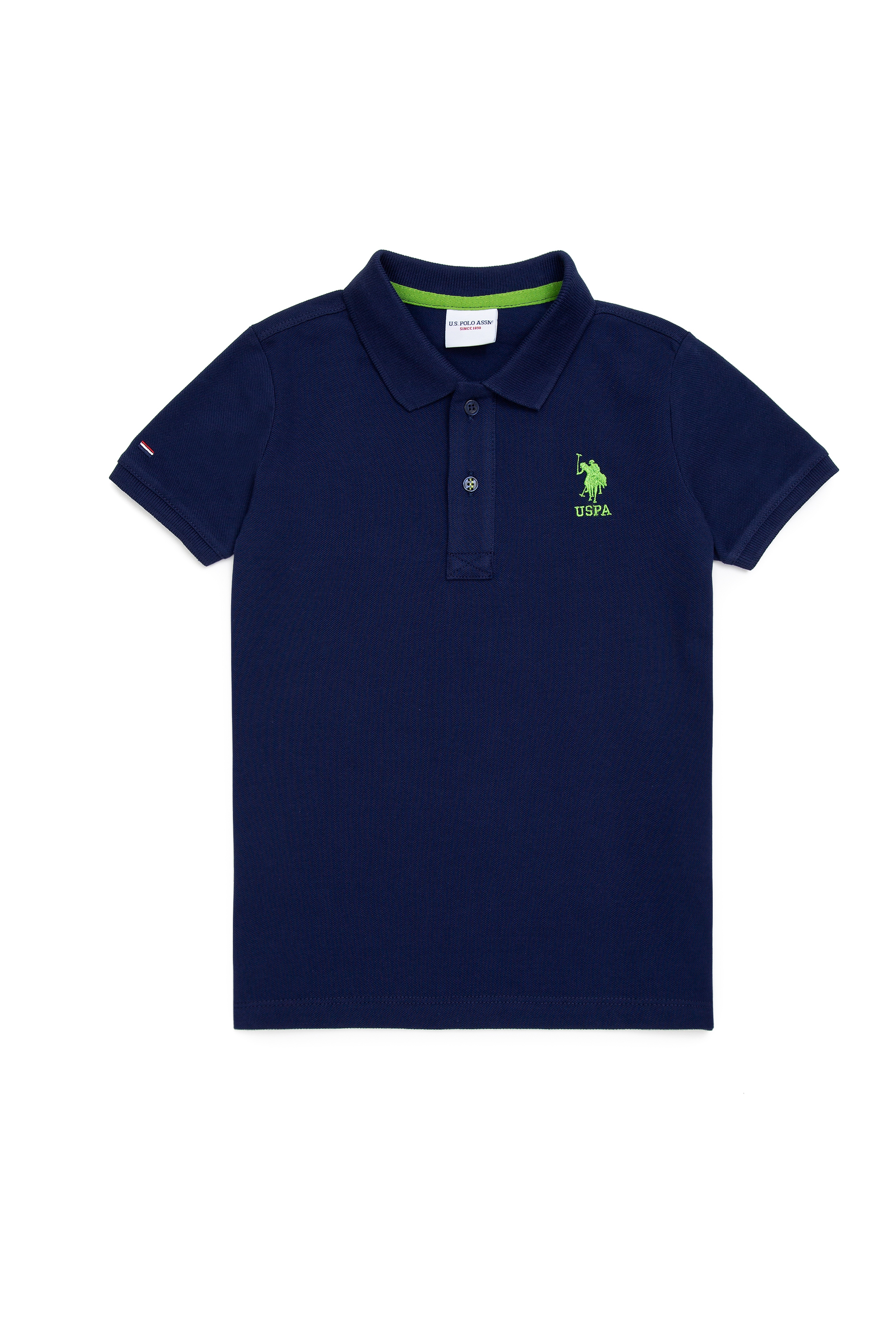 Erkek Bebek Lacivert Basic Polo Yaka Tişört