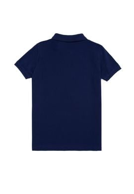 Erkek Çocuk Lacivert Basic Polo Yaka Tişört - 50249283056