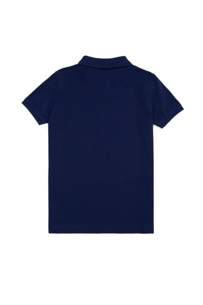 Erkek Bebek Lacivert Basic Polo Yaka Tişört