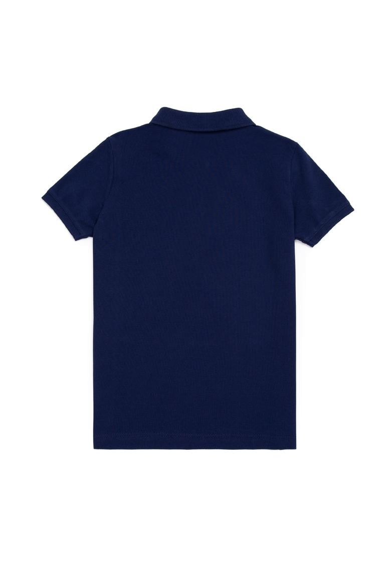 Erkek Çocuk Lacivert Basic Polo Yaka Tişört - 50249283056