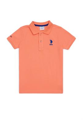 Erkek Bebek Somon Basic Polo Yaka Tişört - 50252176169