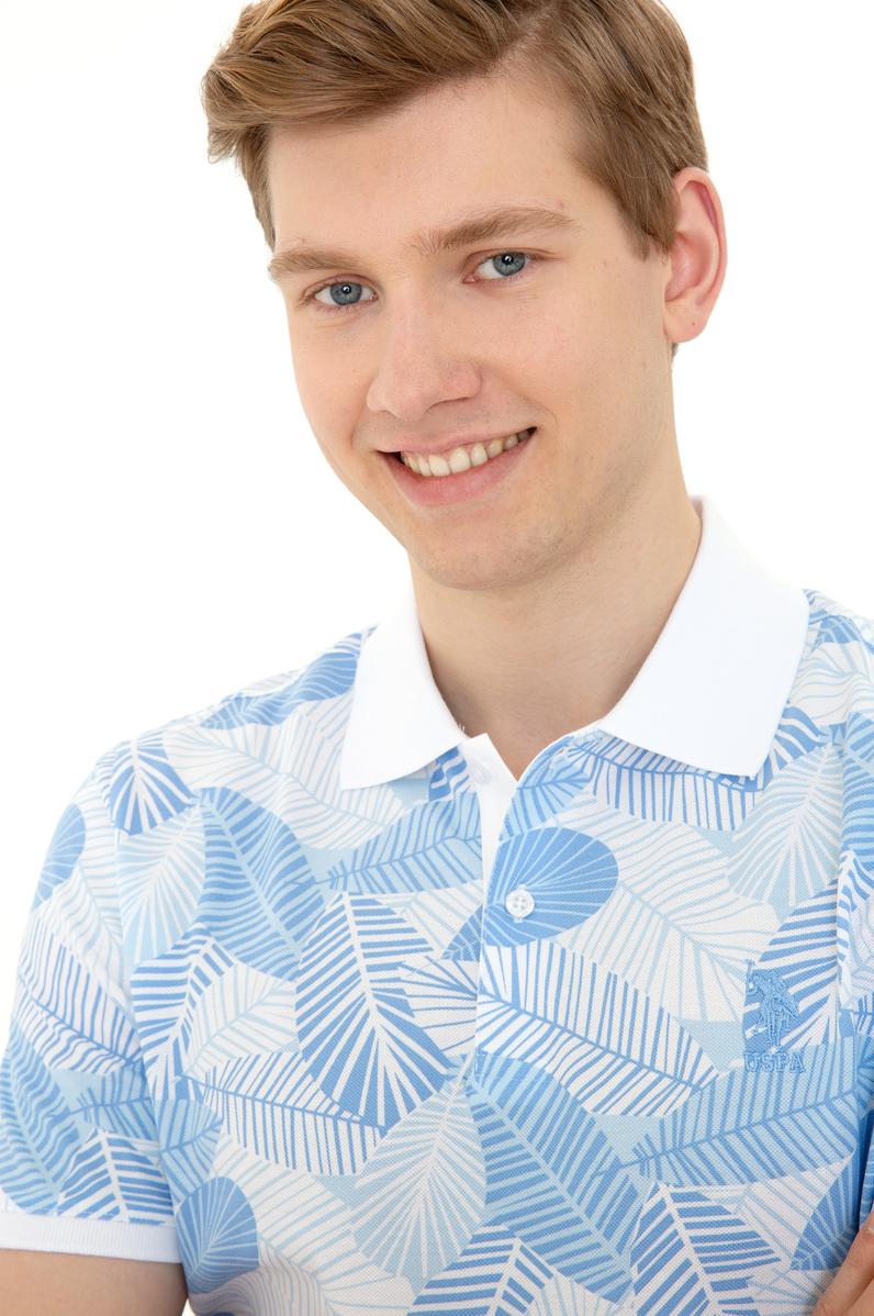 Erkek Koyu Mavi Polo Yaka Tişört