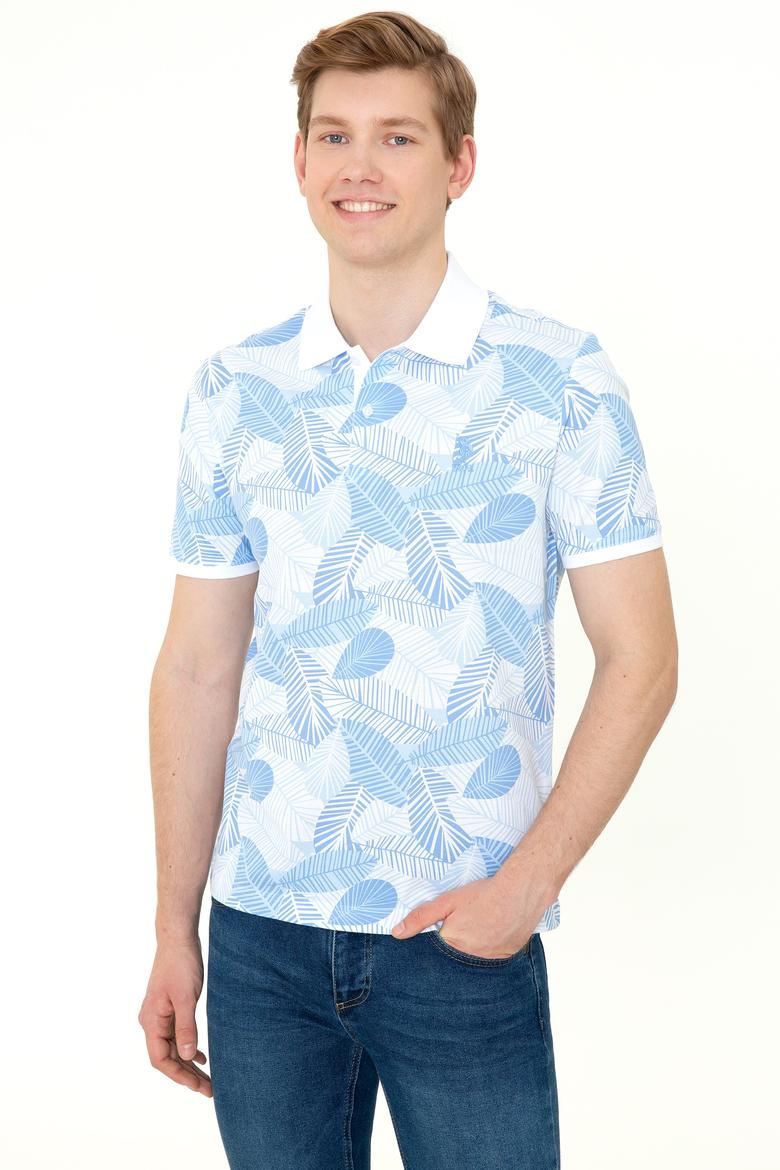 Erkek Koyu Mavi Polo Yaka Tişört - 50247760004