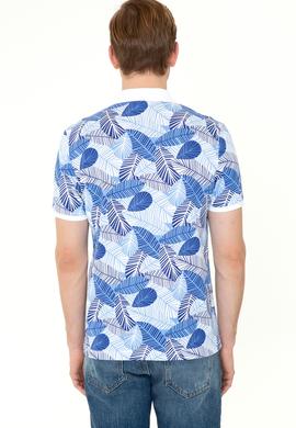 Erkek Mavi Polo Yaka Tişört - 50247760014