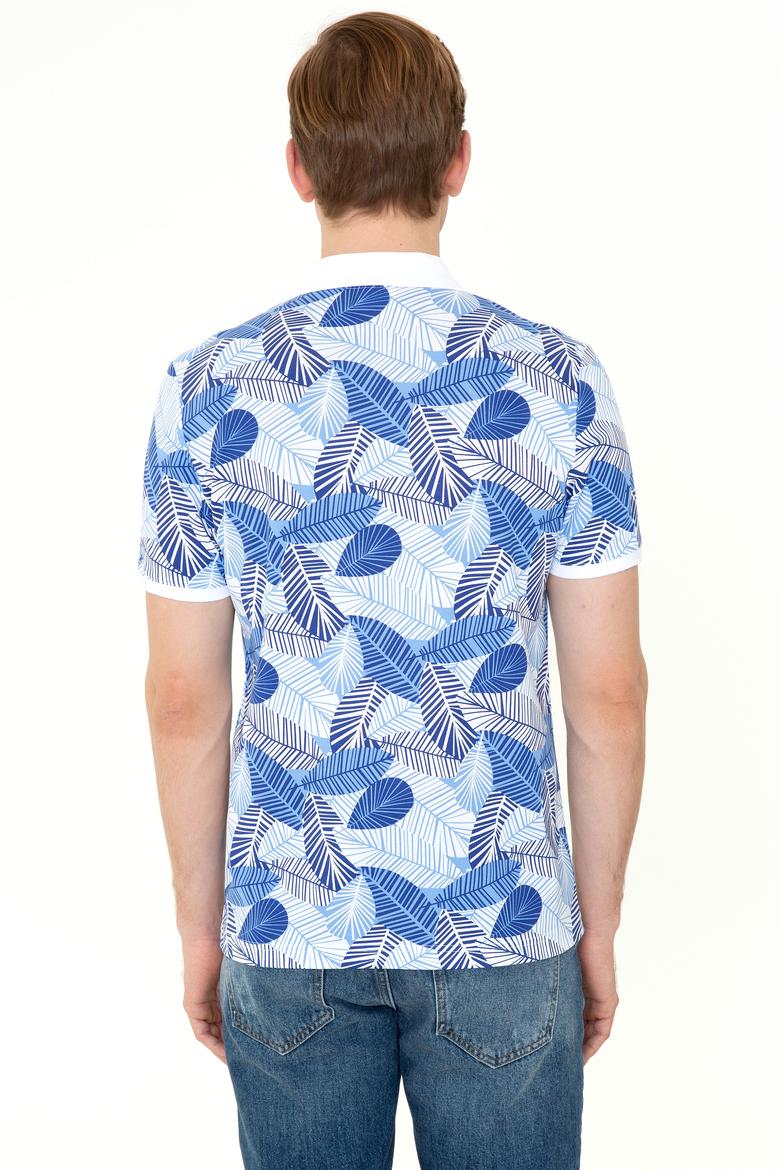 Erkek Mavi Polo Yaka Tişört - 50247760014